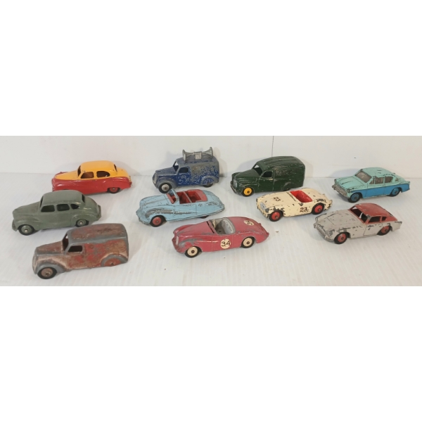 LOT OF 10 - DIECAST DINKY TOYS