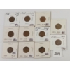 Image 1 : LOT OF 11 - CDN PENNIES - INCL 1921, 1928, 1929 & 1932 ETC