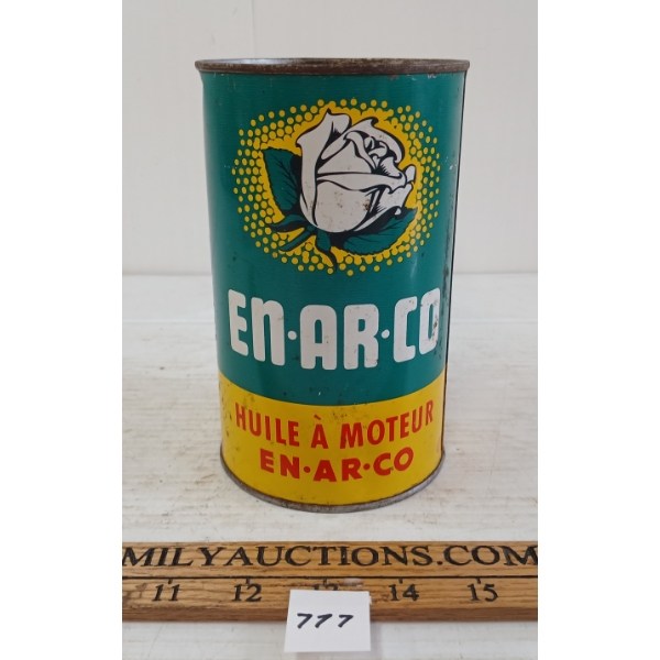 EN-AR-CO MOTOR OIL QT CAN 