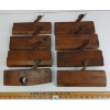 Image 1 : LOT OF 8 - ENGLISH VICTORIAN BEECH WOOD MOULDING PLANES