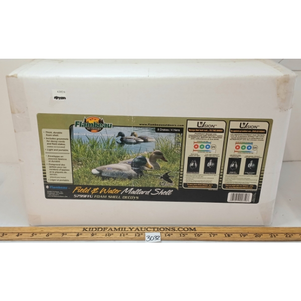 FLAMBEAU OUTDOORS FIELD & WATER MALLARD FOAM SHELL DECOYS