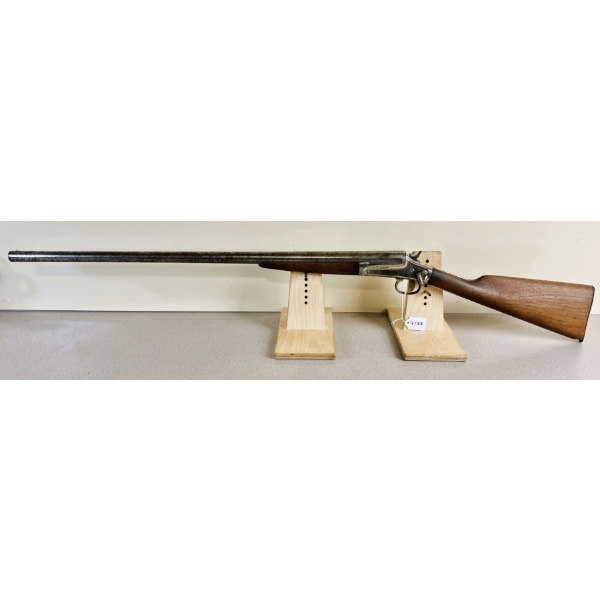 UNKNOWN SINGLE SHOT SIDE LEVER IN 12 GA 