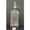 Image 4 : LAKE ERIE BOTTLING WORKS - CLEAR SAND BLASTED - 26 OZ SELTZER BOTTLE
