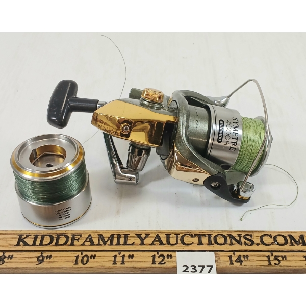 LOT OF 2 - SHIMANO SYMETRE 4000FI FISHING REEL & BOBBIN