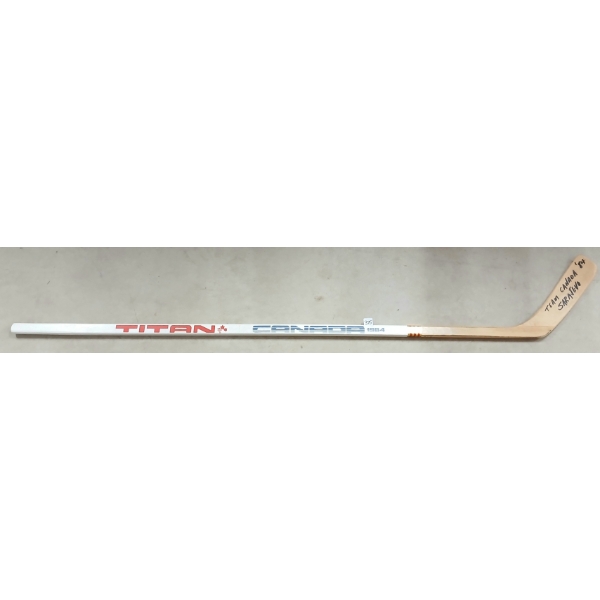 1984 TEAM CANADA C. REDMOND TITAN HOCKEY STICK - AUTOGRAPHED