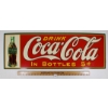 Image 1 : DRINK COCA-COLA IN BOTTLES 5 CENT SST SIGN