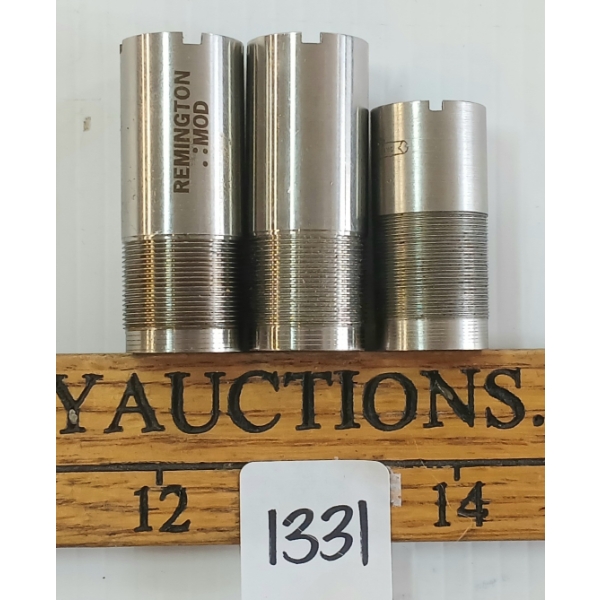 LOT OF 3 - REMINGTON IMP CYL, MOD & COLONIAL ARMS FULL CHOKES