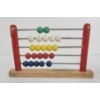 Image 5 : LOT OF 4 - FISHER PRICE TINY TEDDY PULL TOY, ABACUS, WOODEN BLOCKS CART & RING TOSS