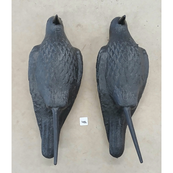 LOT OF 2 - CROW DECOYS