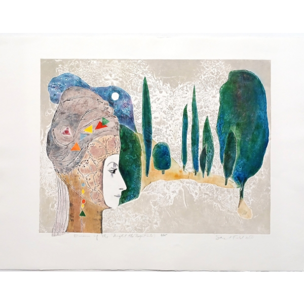 "QUEEN OF THE NIGHT (THE MAGIC FLUTE)" BY SAUL FIELD (1912-1987) - LITOGRAPH