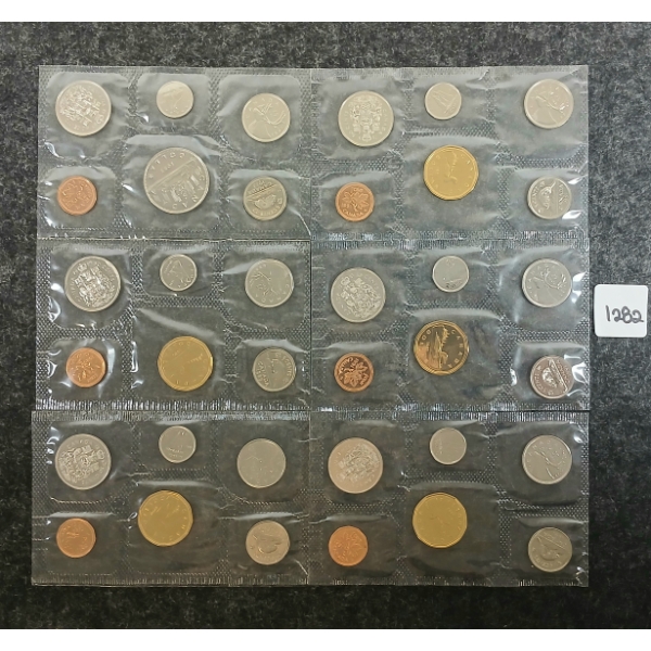 LOT OF 6 - 1983-1991 RCM UNCIRCULATED PROOF SETS