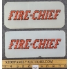 Image 1 : PAIR OF FIRE-CHIEF GAS PUMP PLATES 