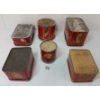 Image 5 : LOT OF 6 - T & B TOBACCO TINS 