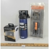 Image 1 : LOT OF 3 - LEDLENSER MH4 HEADLAMP, CAMELBAK TUMBLER & CHAMPION BIPOD