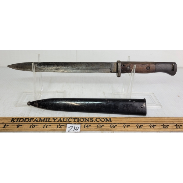 GERMAN ERFURT BAYONET W/ SCABBARD