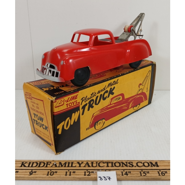 B-LINE TOYS PLASTIC TOW TRUCK