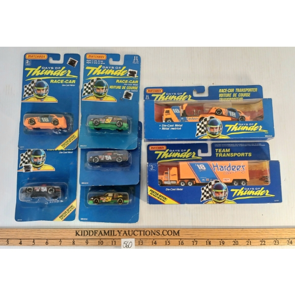 LOT OF 7 - MATCHBOX DIECAST DAYS OF THUNDER RACE CARS