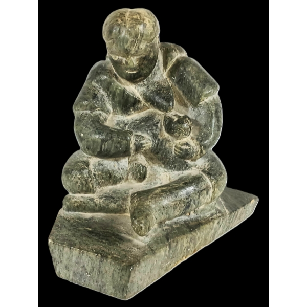 MOTHER NURSING BABY BY P. MAKTAK - STONE