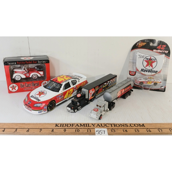 LOT OF 5 - DIECAST TEXACO MODELS - INCL MAISTO, ACTION, WINNERS CIRCLE, ETC