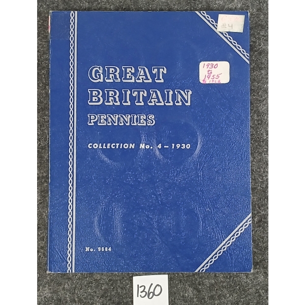 1930-1962 GRT BRITAIN PENNIES BOOKLET