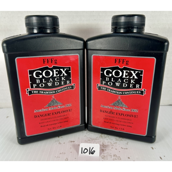 POWDER: 2 LBS GOEX BLACK POWDER - FFFG