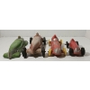Image 3 : LOT OF 4 - AUBURN & VICEROY RUBBER RACE CARS