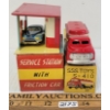 Image 2 : LOT OF 2 - TIN SERVICE STATION W/ FRICTION CAR, & FRICTION GASOLINE TRUCK