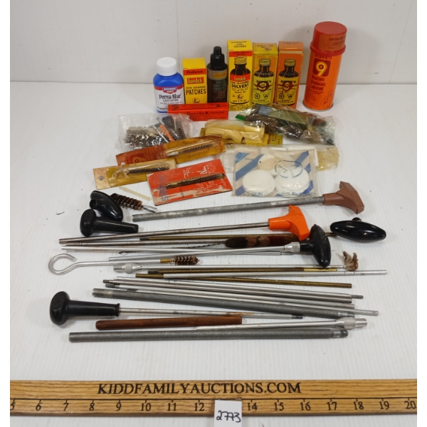 JOB LOT - CLEANING ACCESS - INCL GUNSLICK, RODS & PERMA BLUE, ETC