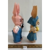 Image 4 : LOT OF 2 - PLASTIC BUNNY COIN BANKS