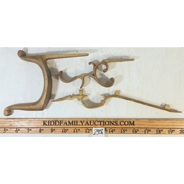 LOT OF 3 - BRASS TRIGGER GUARDS