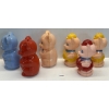 Image 2 : LOT OF 6 - PLASTIC PIGGY BANKS