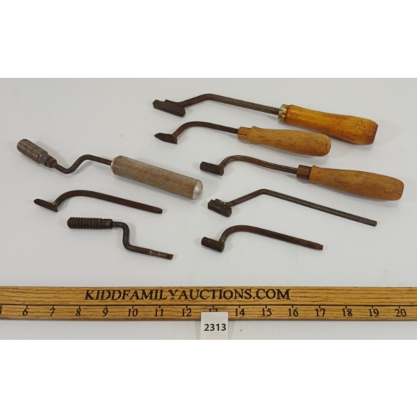 LOT OF 8 - STOCK INLETTING GUNSMITH TOOLS