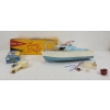 Image 2 : LANG CRAFT POWERED MODEL BOAT W/ OUTBOARD MOTOR