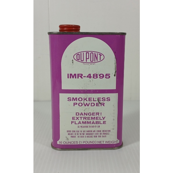 POWDER: DU PONT IMR 4895 SMOKELESS POWDER - 1LBS