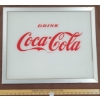 Image 1 : DRINK COCA-COLA - FRAMED PLASTIC SIGN