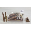 Image 1 : AMMO: APPROX 30X MIXED - INCL MILITARY ISSUED .303BRIT, .223REM, .79-36CAL, ETC