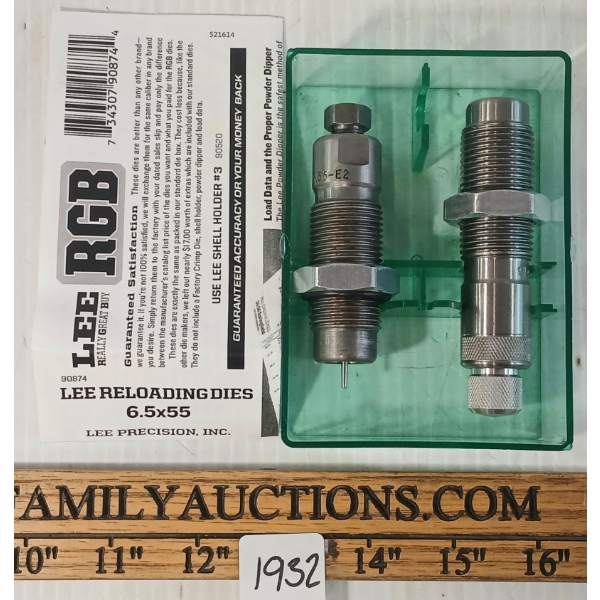 LEE 6.5X55 RELOADING DIES