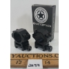 Image 1 : PAIR OF 25.4MM MEDIUMS RINGS - PICATINNY BASE