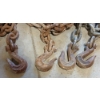 Image 3 : LOT OF 4 - UTILITY CHAINS W/ GRAB HOOKS