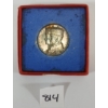 1910-1935 SILVER TONED BRITISH CORONATION MEDALLION - W/ ORIG BOX