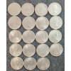 Image 2 : LOT OF 19 - 1953-1962 BRITISH 2 SHILLINGS & 1968-1969 10 PENCE COINS