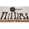 Image 2 : QTY OF WRENCHES & TAYLOR PRESSURE GAUGE