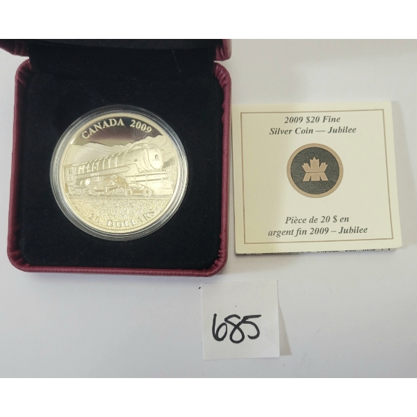 2009 RCM $20 SILVER COIN - JUBILEE