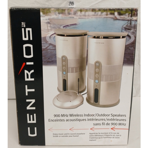 CENTRIOS 900 MHZ WIRELESS INDOOR / OUTDOOR SPEAKERS