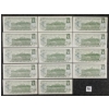Image 2 : LOT OF 14 - 1973 CDN $1 BANKNOTES - UNCIRCULATED