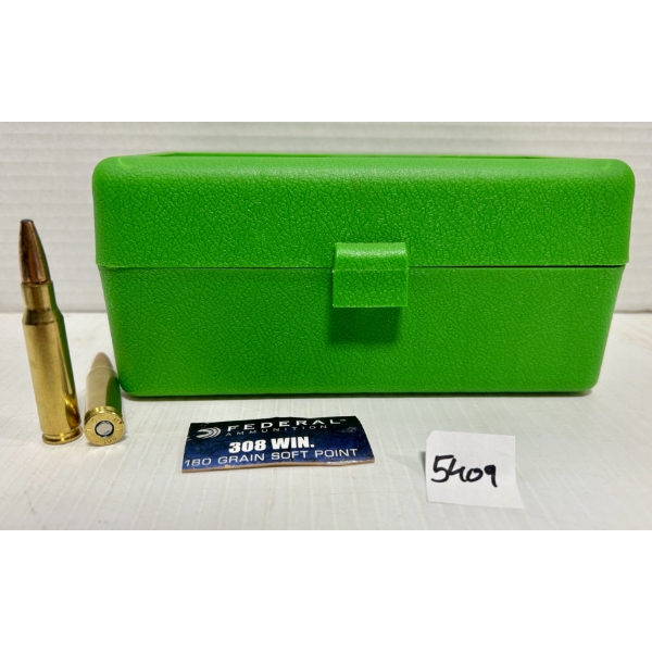 AMMO: 43X FEDERAL .308 WIN 180GR. SP 