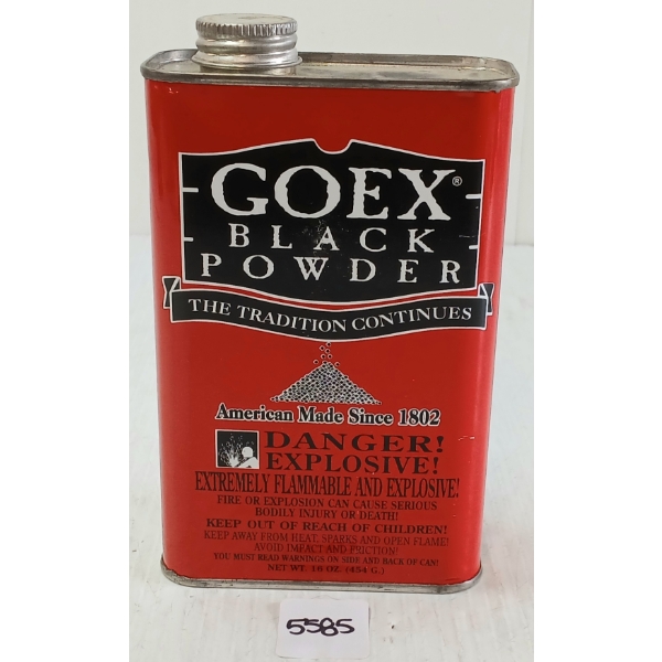 POWDER: GOEX BLACK POWDER FFG - 1LBS 