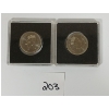 Image 2 : LOT OF 2 - 1991 CDN 25 CENT UNCIRCULATED PCS