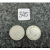 Image 2 : LOT OF 2 - 1910 & 1911 CDN 50 CENT COINS