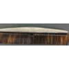 Image 3 : LOT OF 2 - TORTOISE SHELL COMB & SOFT HAIRBRUSH W/ STERLING SILVER GRIPS